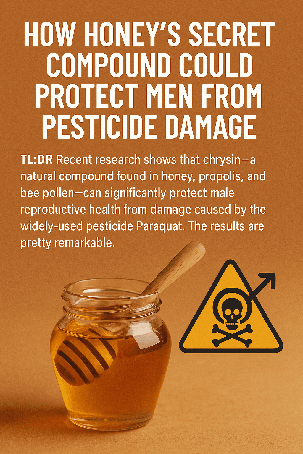 How Honey's Secret Compound Could Protect Men From Pesticide Damage